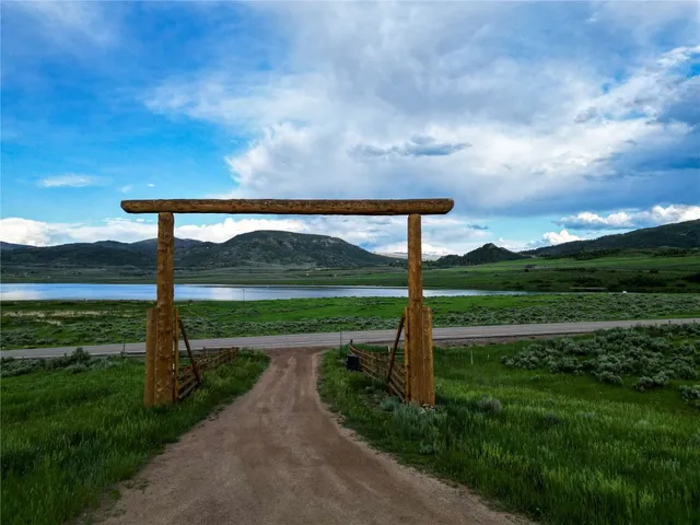 a view of park with an ocean view