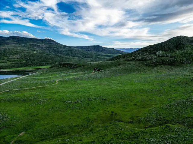 a view of an mountain with outdoor space