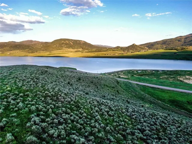 a view of a city and mountains