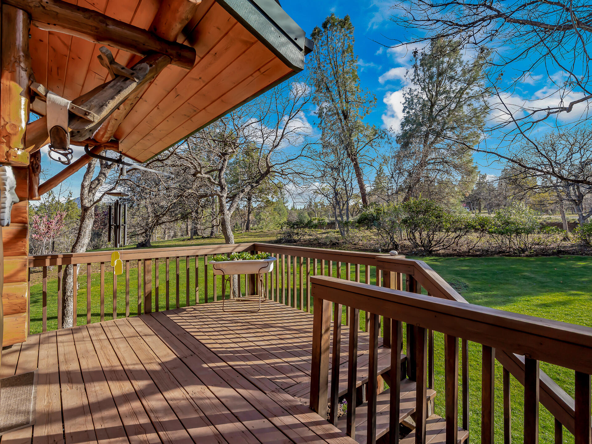 43007 Shoshoni Loop Fall River Mills, CA 96028 - Photo 17 of 87 a view of a wooden deck