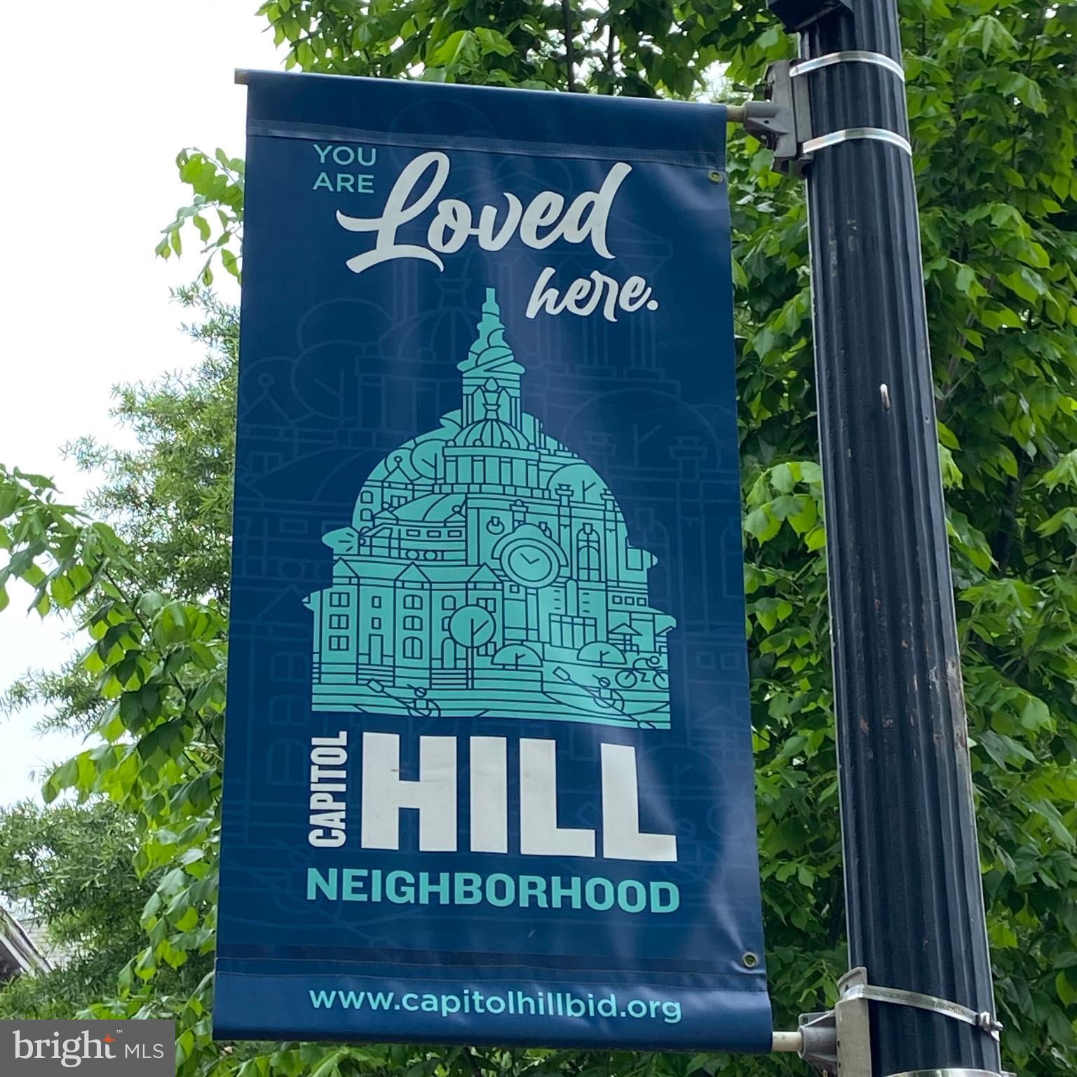 1322 E Street Northeast Washington, DC 20002 - Photo 48 of 49 a sign on the side of a building