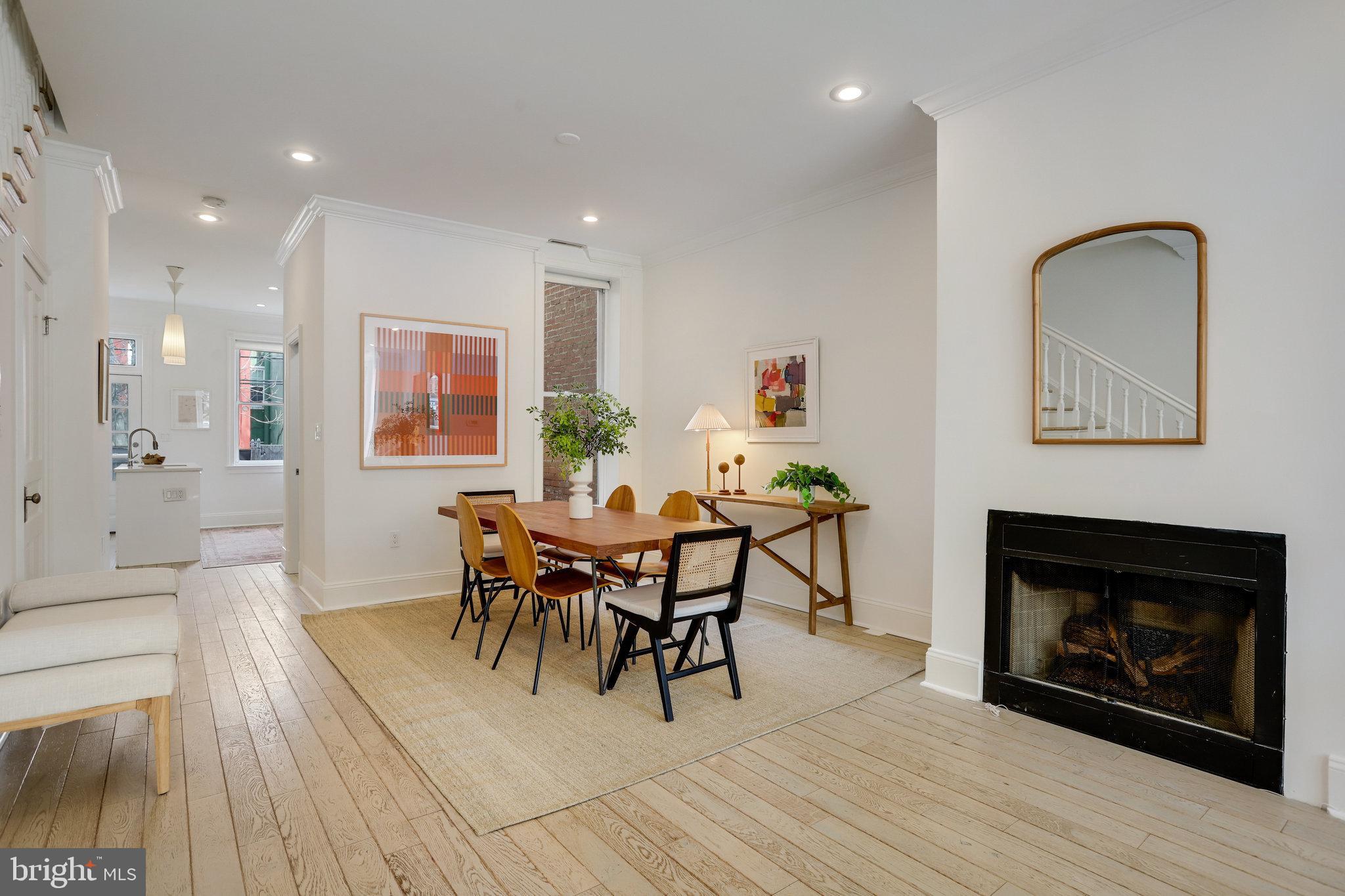 1322 E Street Northeast Washington, DC 20002 - Photo 8 of 49 a view of a dining room with furniture and wooden floor