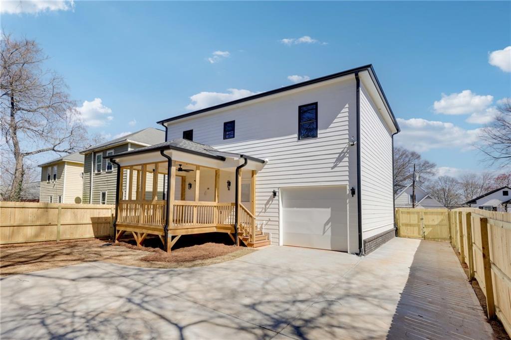 727 Garibaldi Street Southwest Atlanta, GA 30310 - Photo 66 of 84 a view of a house with a snow in a yard