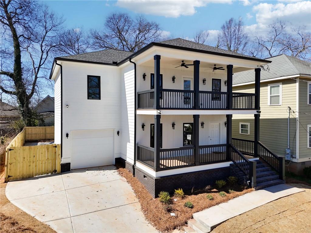 727 Garibaldi Street Southwest Atlanta, GA 30310 - Photo 73 of 84 a front view of a house with large windows