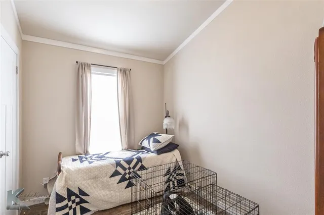 a room with a workspace