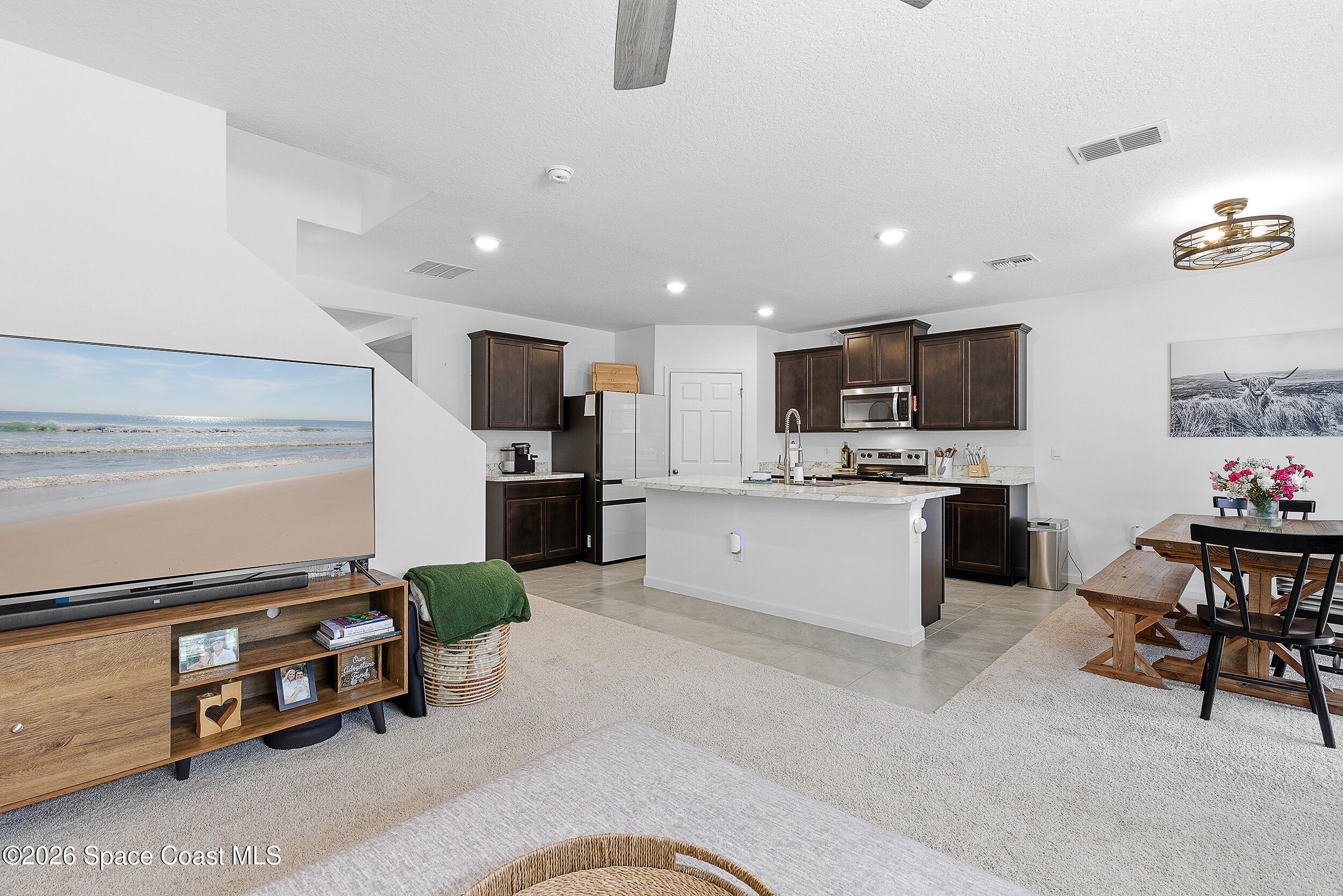 4872 Talbot Boulevard Cocoa, FL 32926 - Photo 10 of 69 Living Open to Kitchen