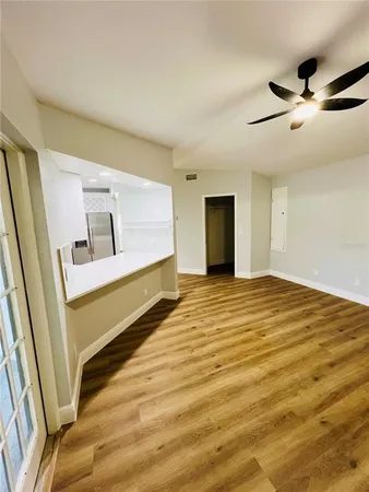 a view of an empty room