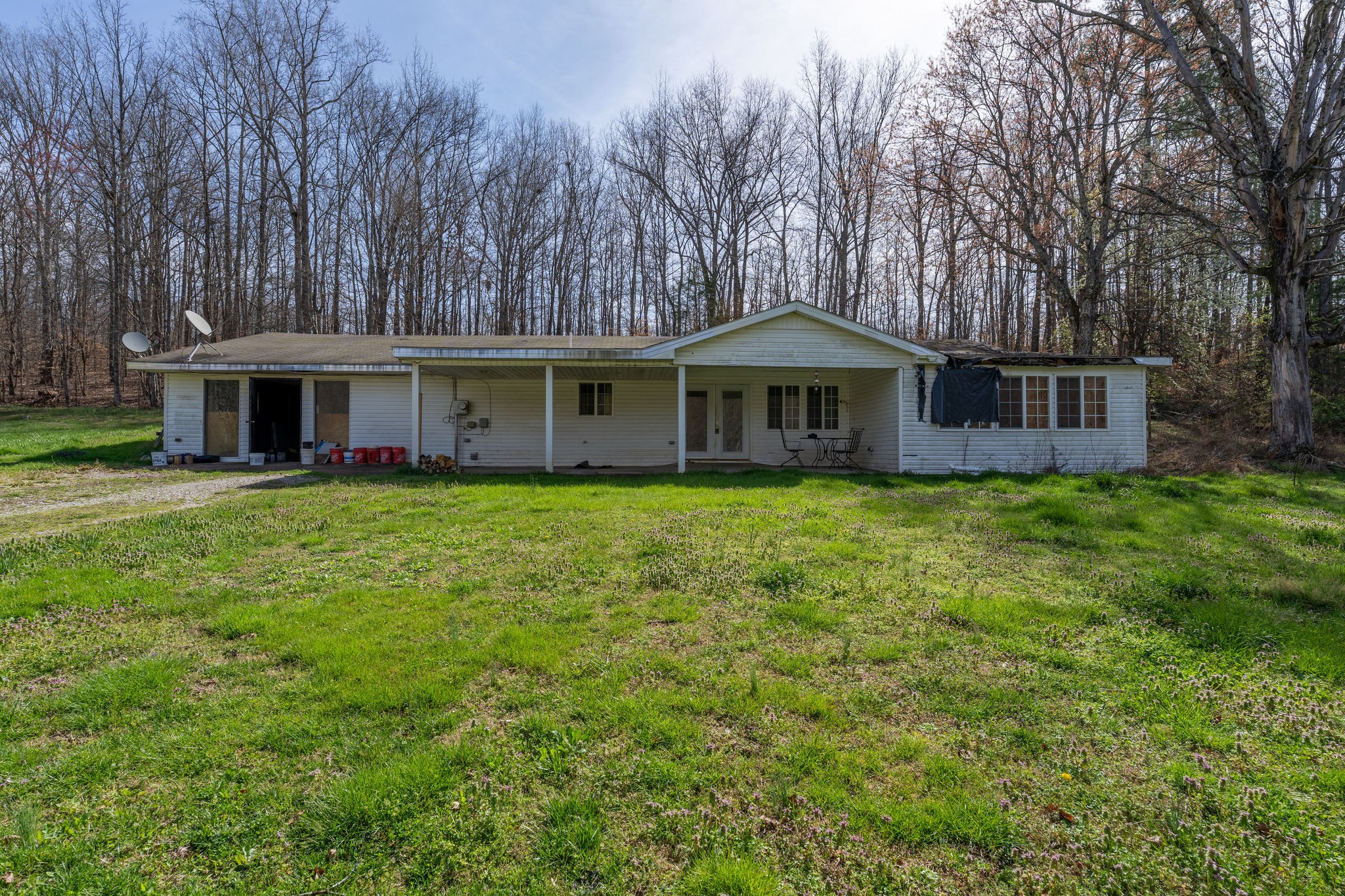 71 Buie Road Summertown, TN 38483 - Photo 2 of 6 a view of a house with a yard and sitting area