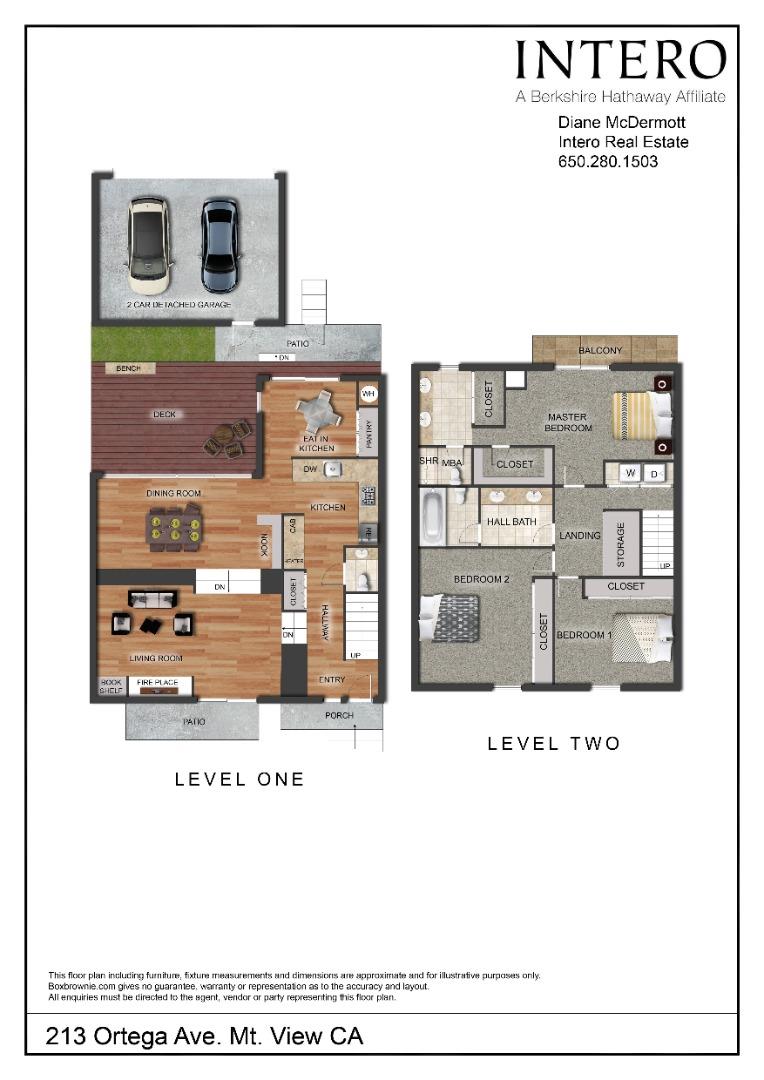 213 Ortega Avenue Mountain View, CA 94040 - Photo 2 of 37 a picture of a floor plan