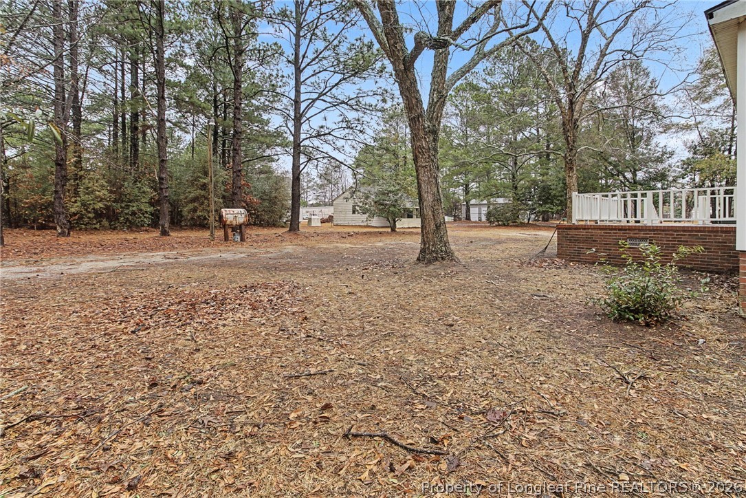 1512 Seabrook School Road Fayetteville, NC 28312 - Photo 29 of 30 a view of a yard with a tree