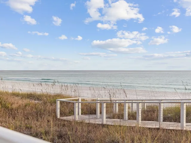 a view of ocean from a balcony