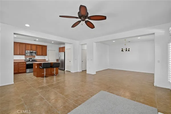a view of kitchen and natural light