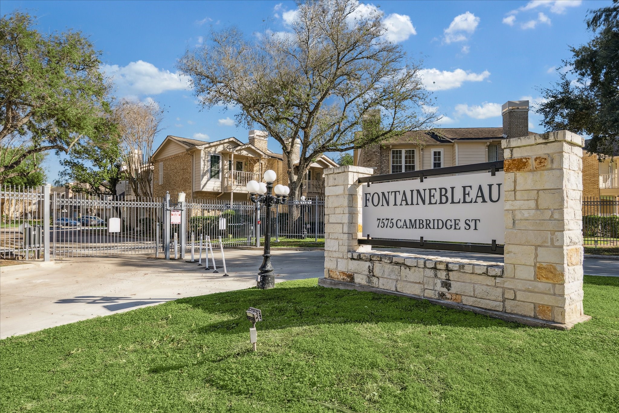 a sign on the side of a building