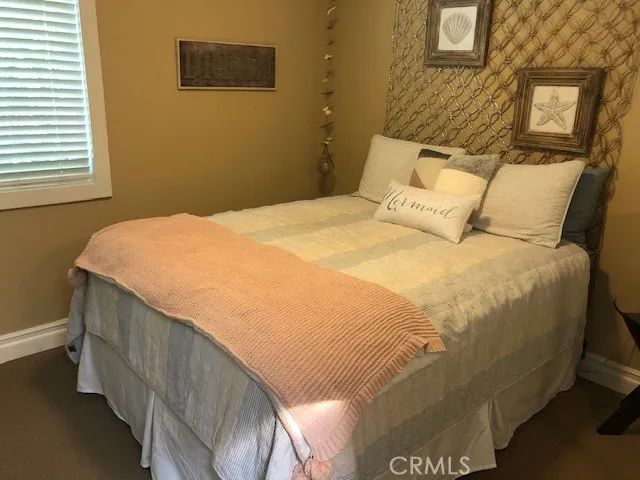 a garden view with a seating space