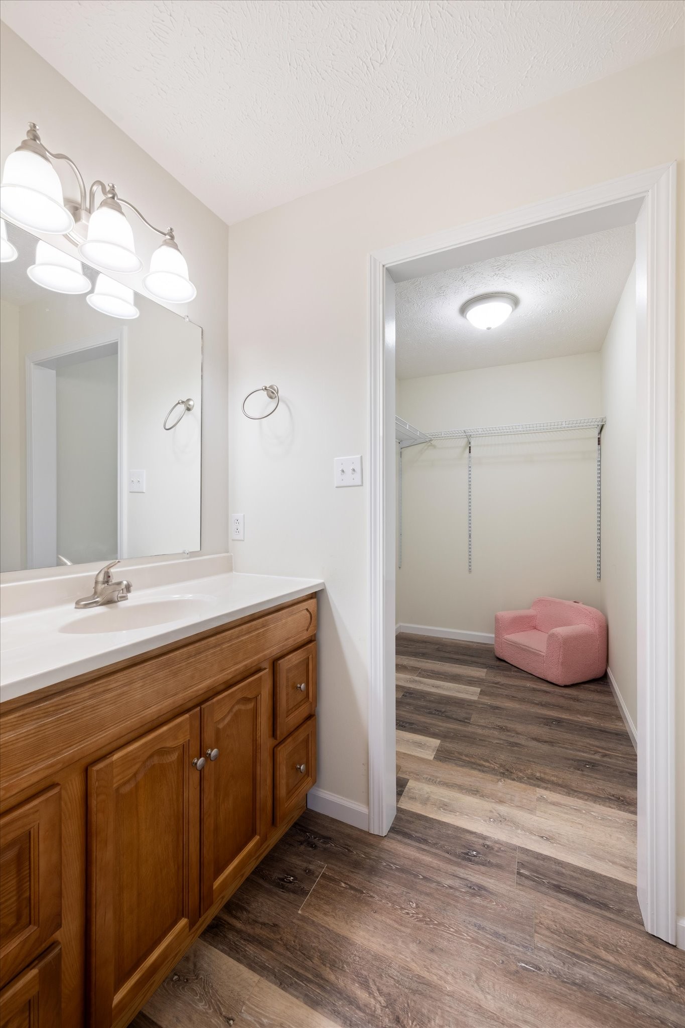 1318 Yellow Creek Road Dickson, TN 37055 - Photo 22 of 37 a bathroom with a sink and a mirror