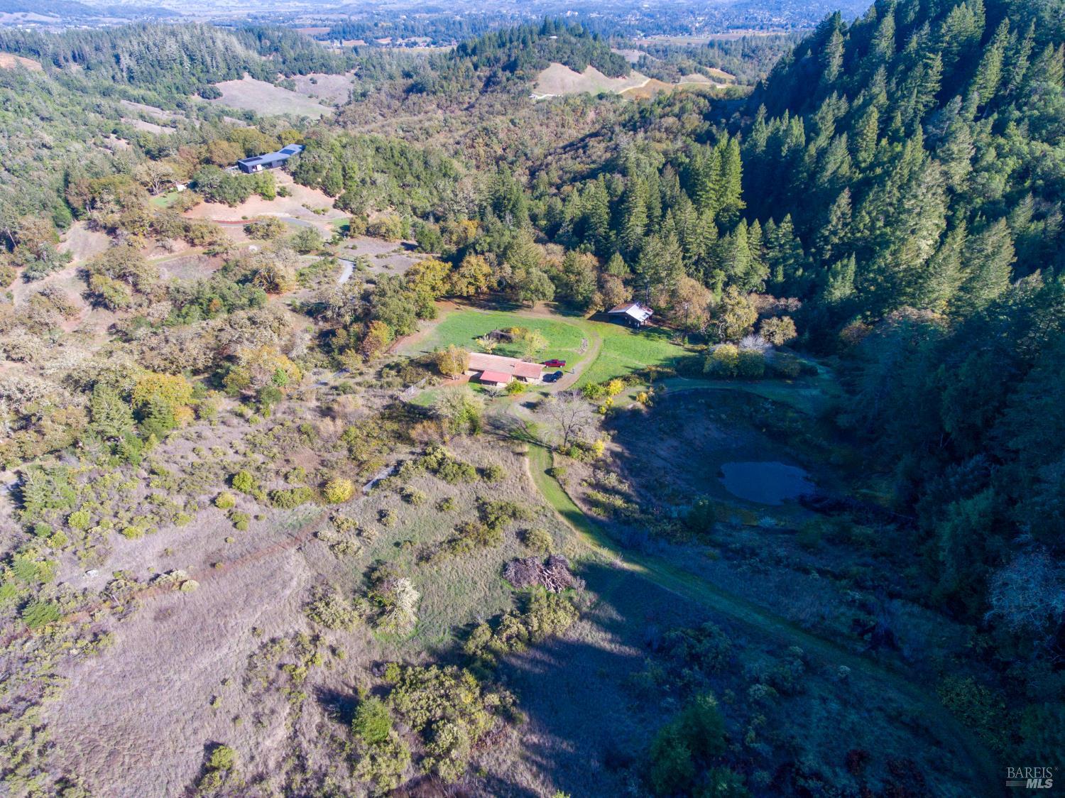 2300 Brack Road Healdsburg, CA 95448 - Photo 32 of 41 a view of a city with lots of trees