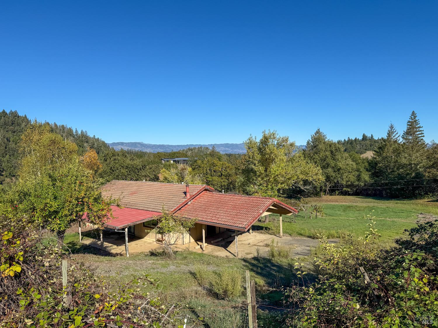 2300 Brack Road Healdsburg, CA 95448 - Photo 4 of 41 a view of a yard with furniture