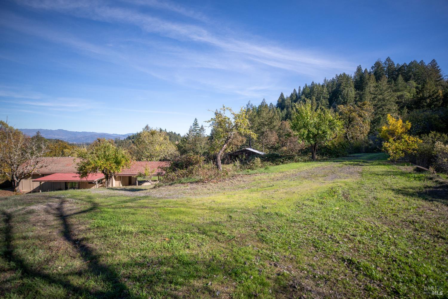 2300 Brack Road Healdsburg, CA 95448 - Photo 7 of 41 a view of grassy field with mountain