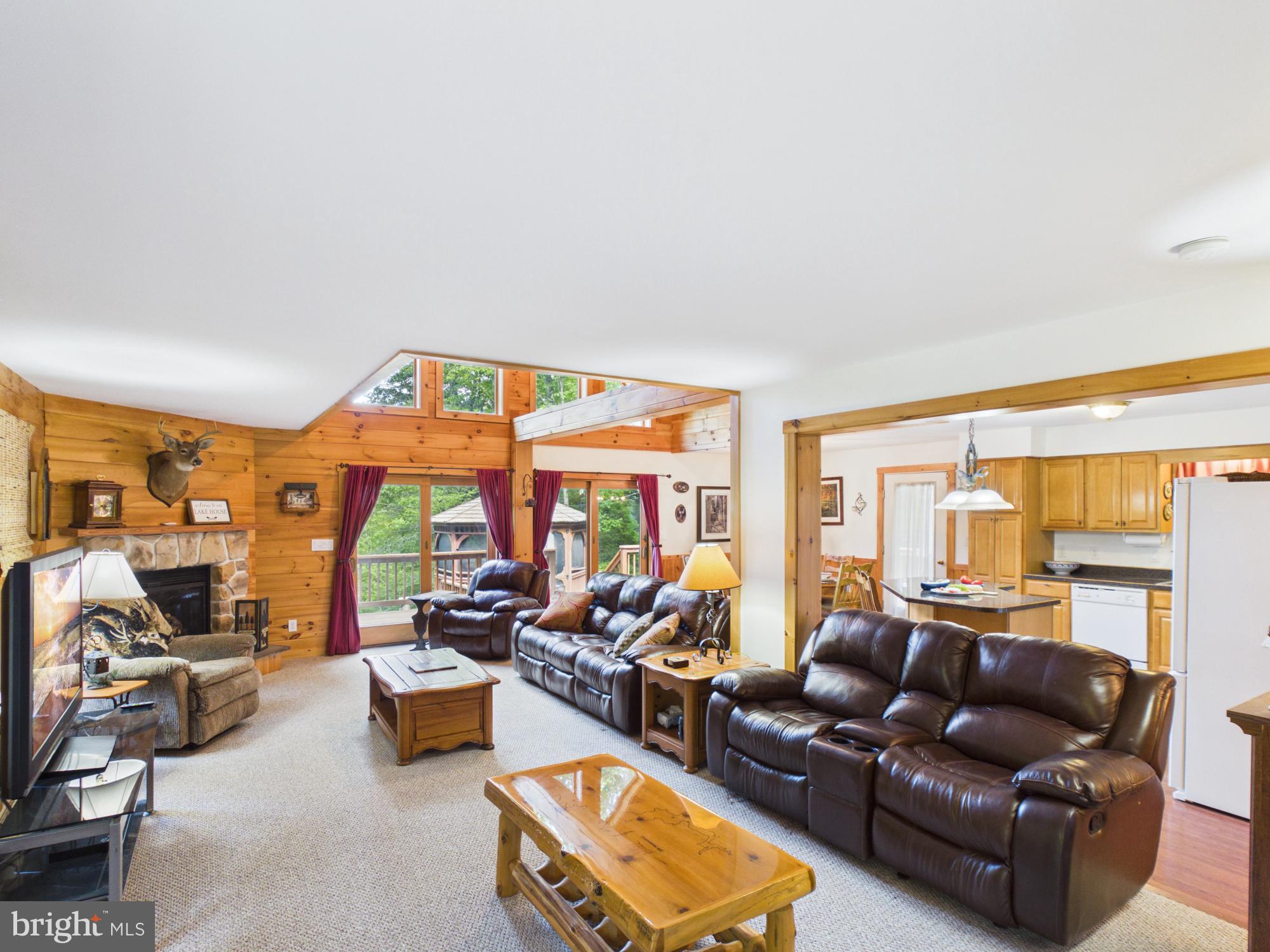 477 Finn Swamp Road Lakeville, PA 18438 - Photo 29 of 53 Open great room with vaulted ceilings