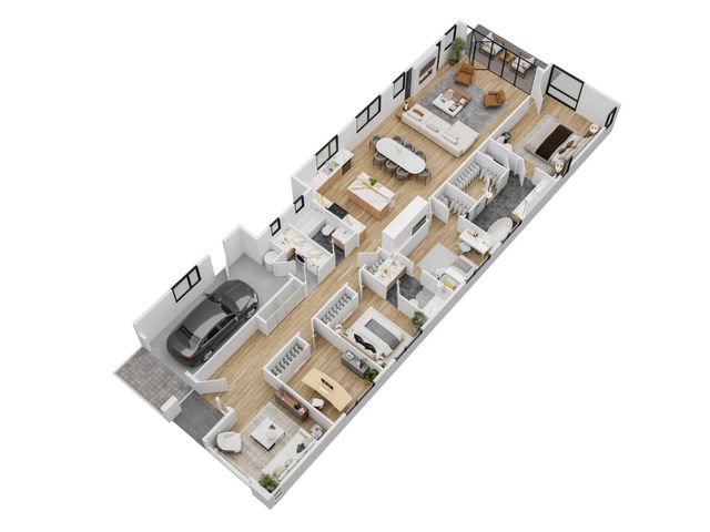 a view of living room with furniture