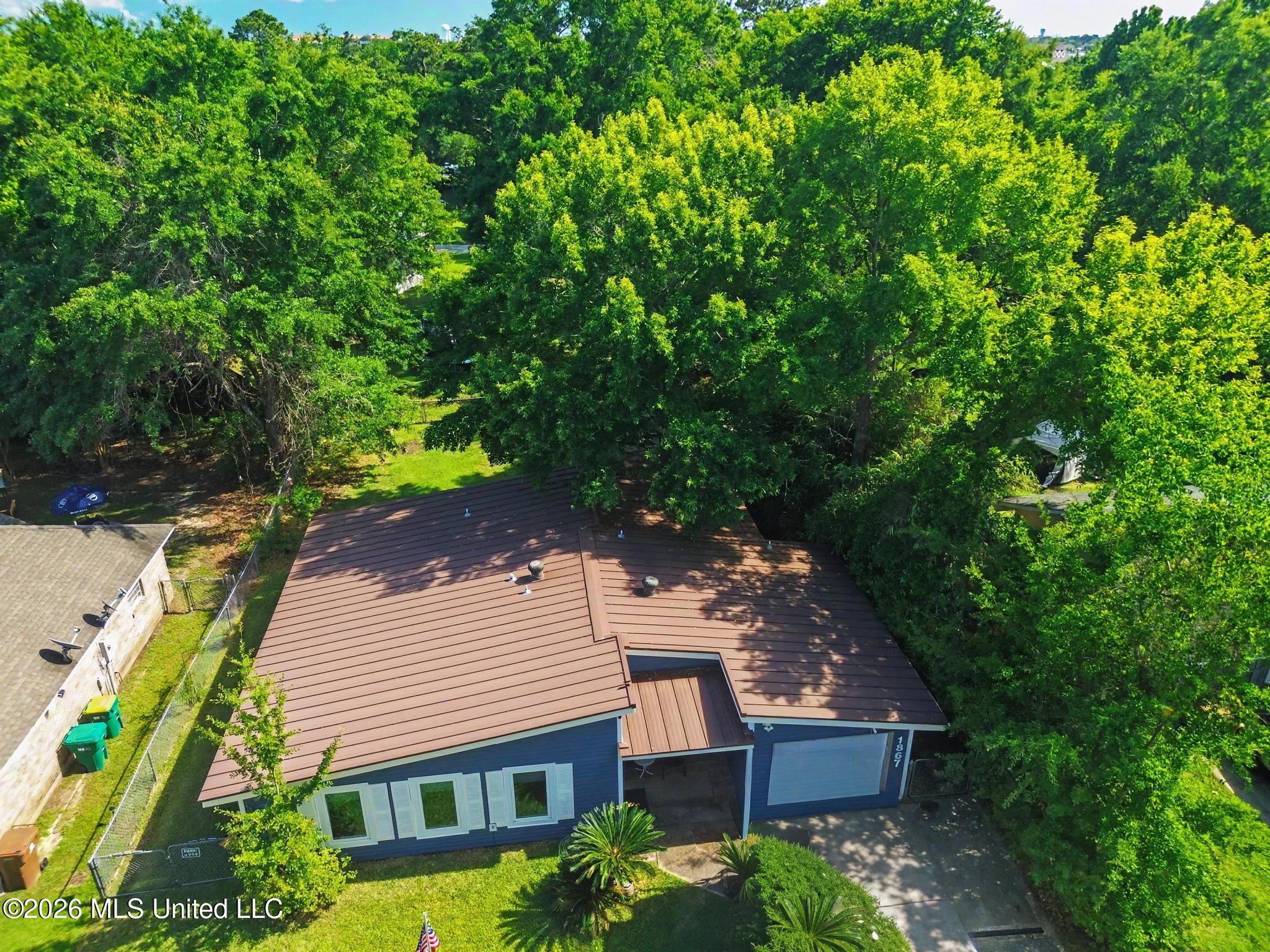 1867 Brasher Road Biloxi, MS 39532 - Photo 2 of 30 AERIAL TOP HOUSE
