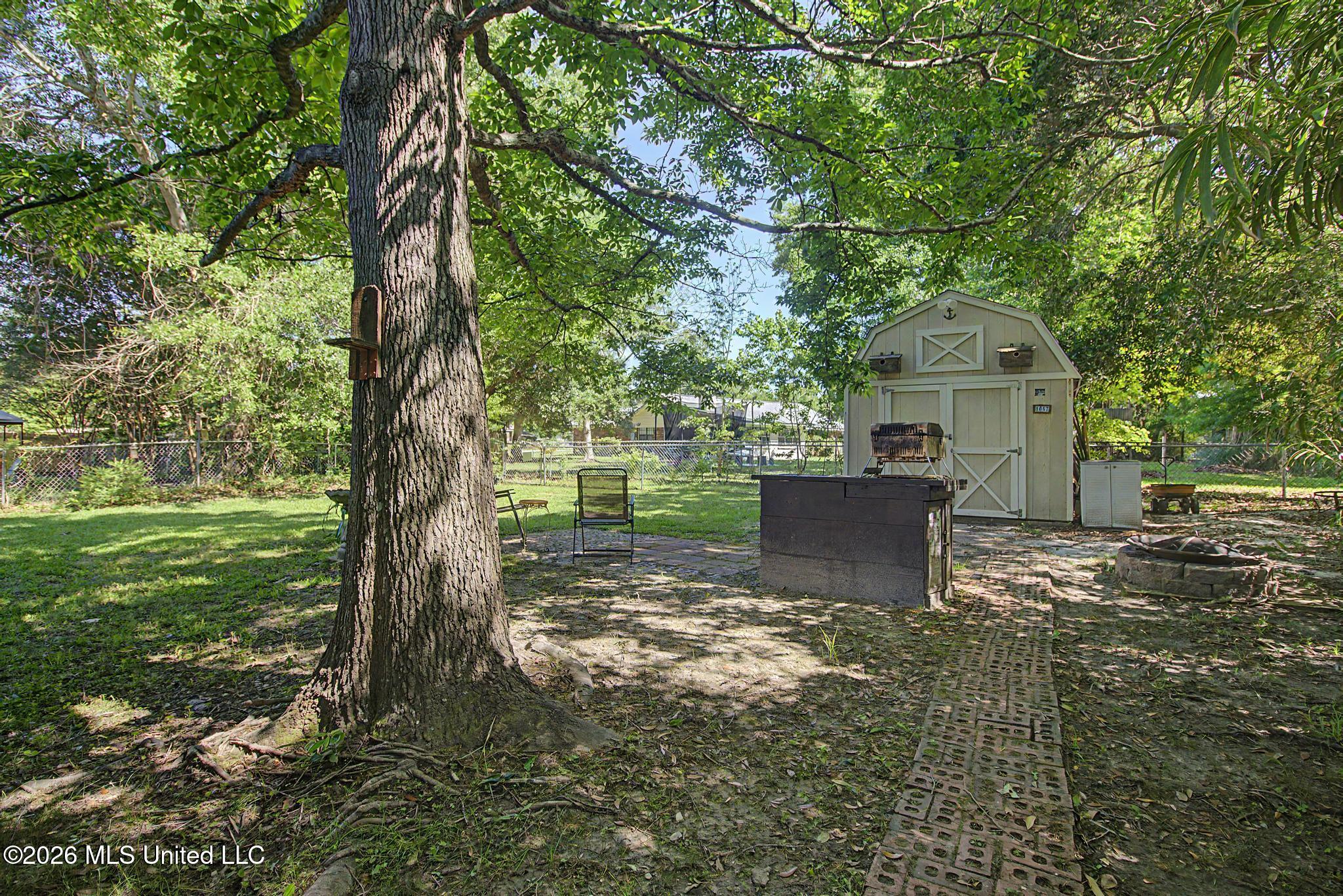 1867 Brasher Road Biloxi, MS 39532 - Photo 5 of 30 BACKYARD:SHED