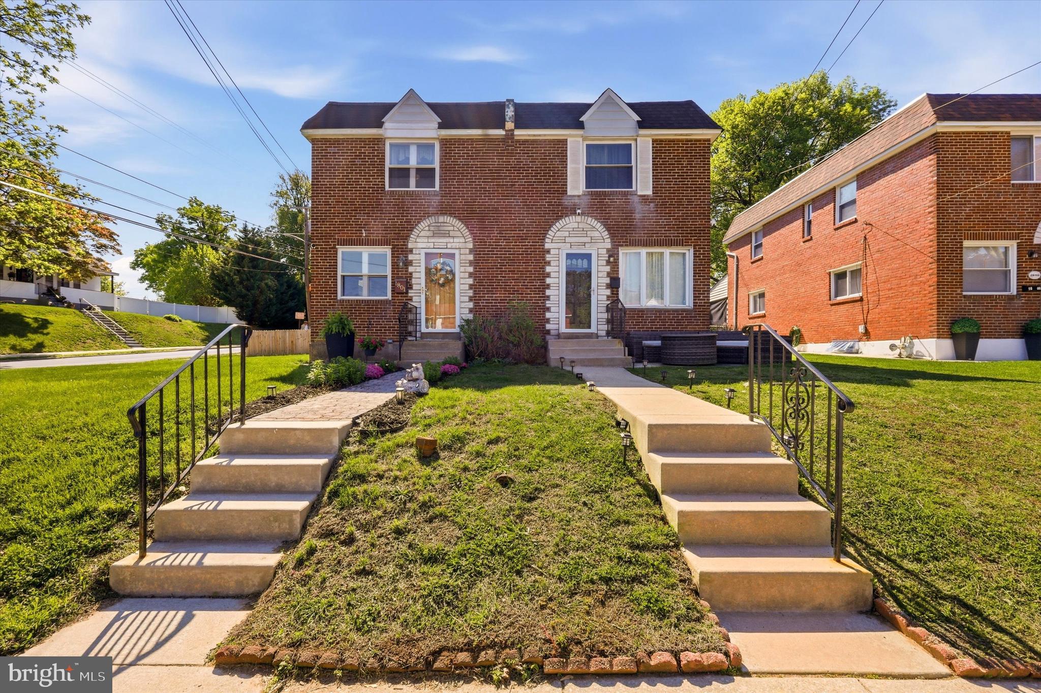 1801 Cricket Lane Folcroft, PA 19032 - Photo 22 of 22 a front view of a house with a yard