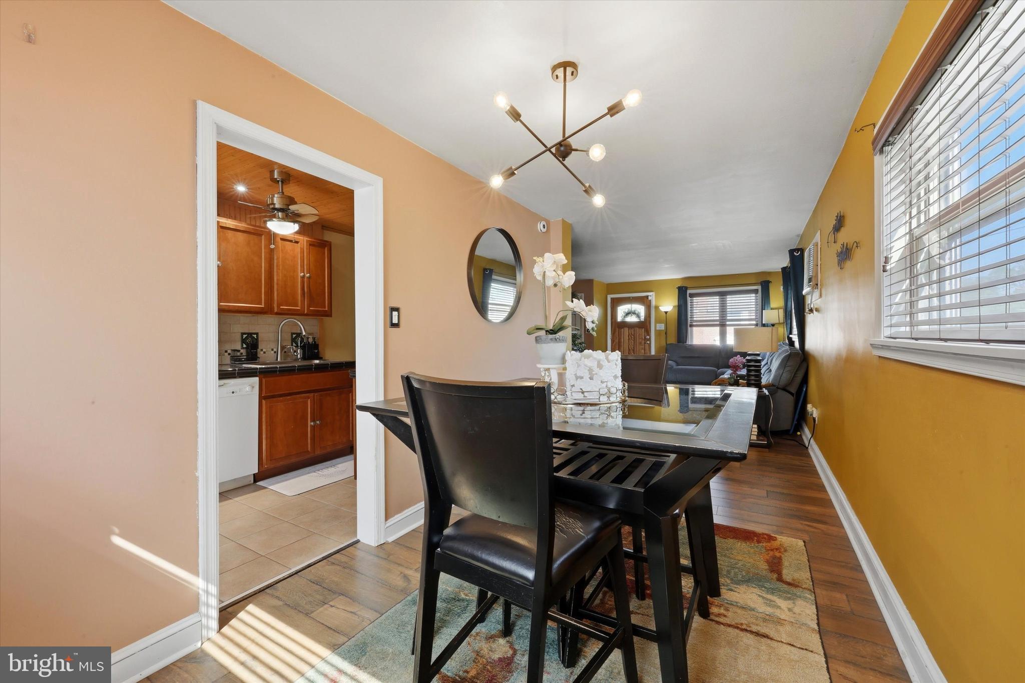 1801 Cricket Lane Folcroft, PA 19032 - Photo 9 of 22 a view of a dining room with furniture and wooden floor
