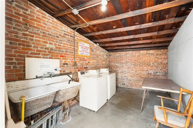 a room with storage and utility