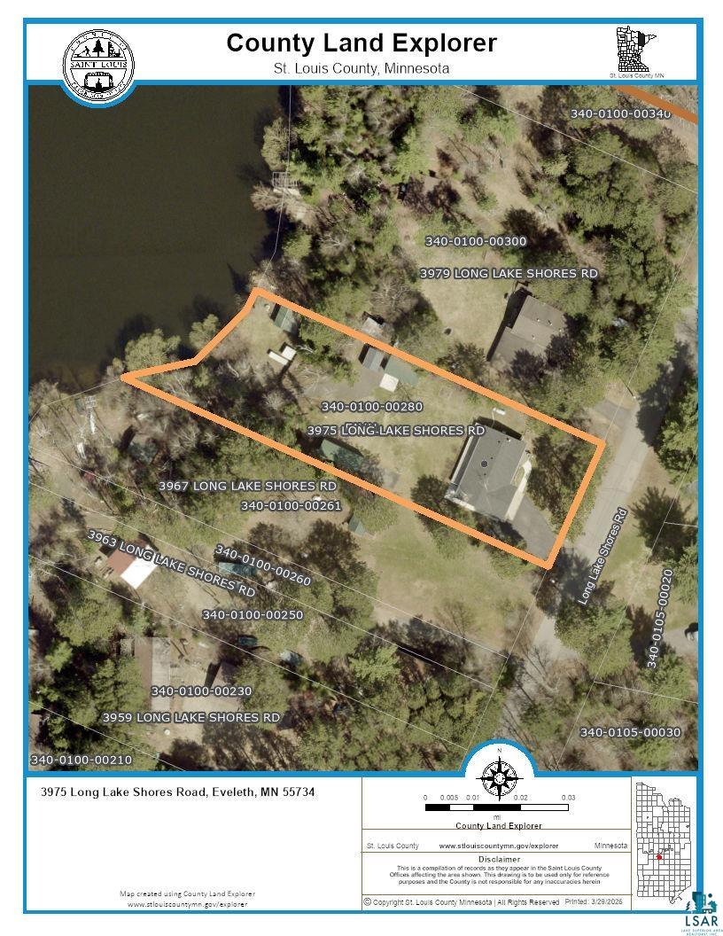 3975 Long Lake Shores Road Eveleth, MN 55734 - Photo 72 of 79 Aerial map of property and surrounding area