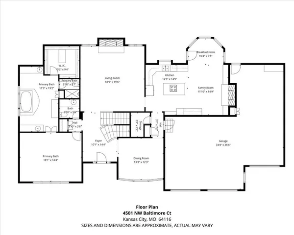 $495,000 | 4501 Northwest Baltimore Court, Kansas City, MO 64116