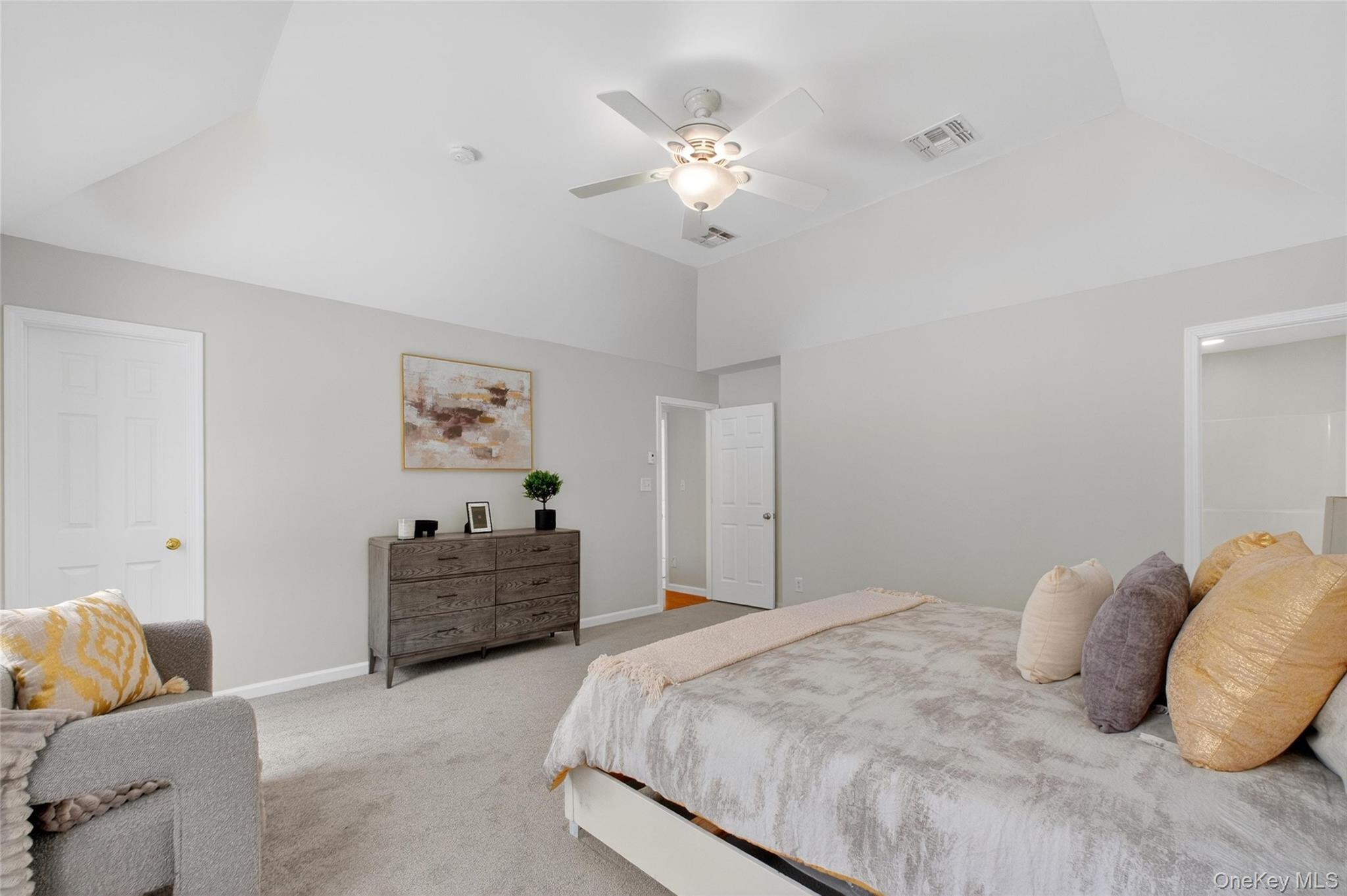 33 Berea Road Walden, NY 12586 - Photo 24 of 44 Carpeted bedroom featuring ceiling fan and vaulted ceiling