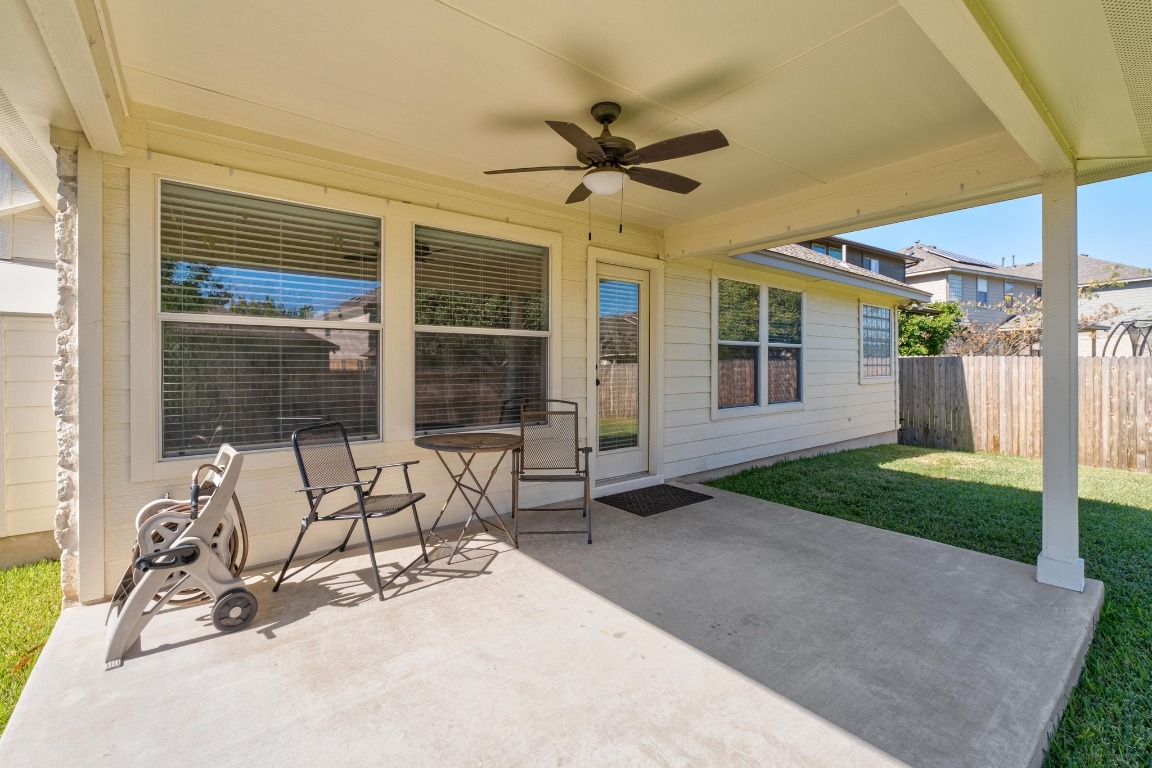 11201 Old Quarry Road Austin, TX 78717 - Photo 29 of 33 a view of a house with backyard and porch