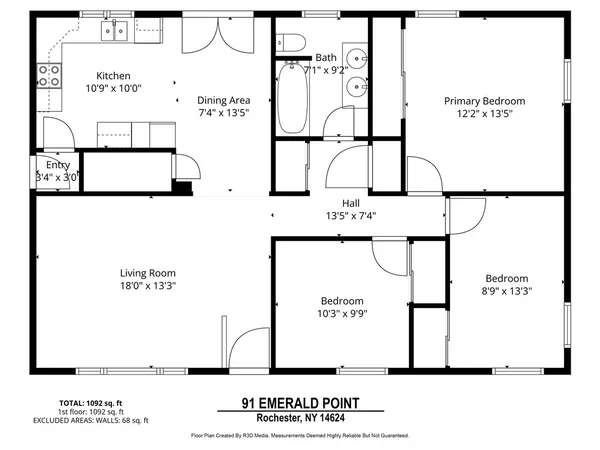 $224,900 | 91 Emerald Point, Chili, NY 14624