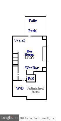 2471 McCormick Road Rockville, MD 20850 - Photo 14 of 28 Lower Level Floor Plan