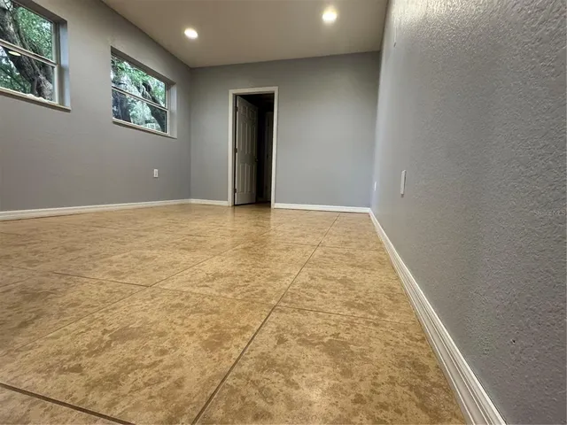 a view of an empty room