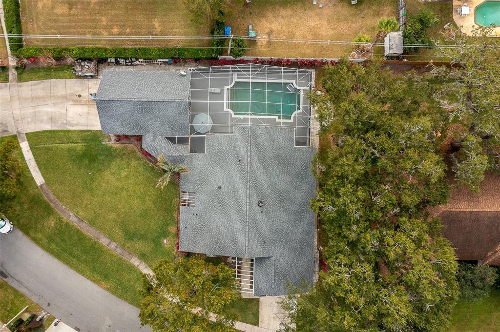 1862 Wind Willow Road Belle Isle, FL 32809 - Photo 35 of 42 an aerial view of a house with a yard basket ball court and outdoor seating