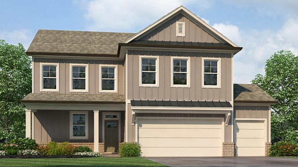 4083 Peregrine Way Gainesville, GA 30506 - Photo 1 of 34 a front view of a house with garden