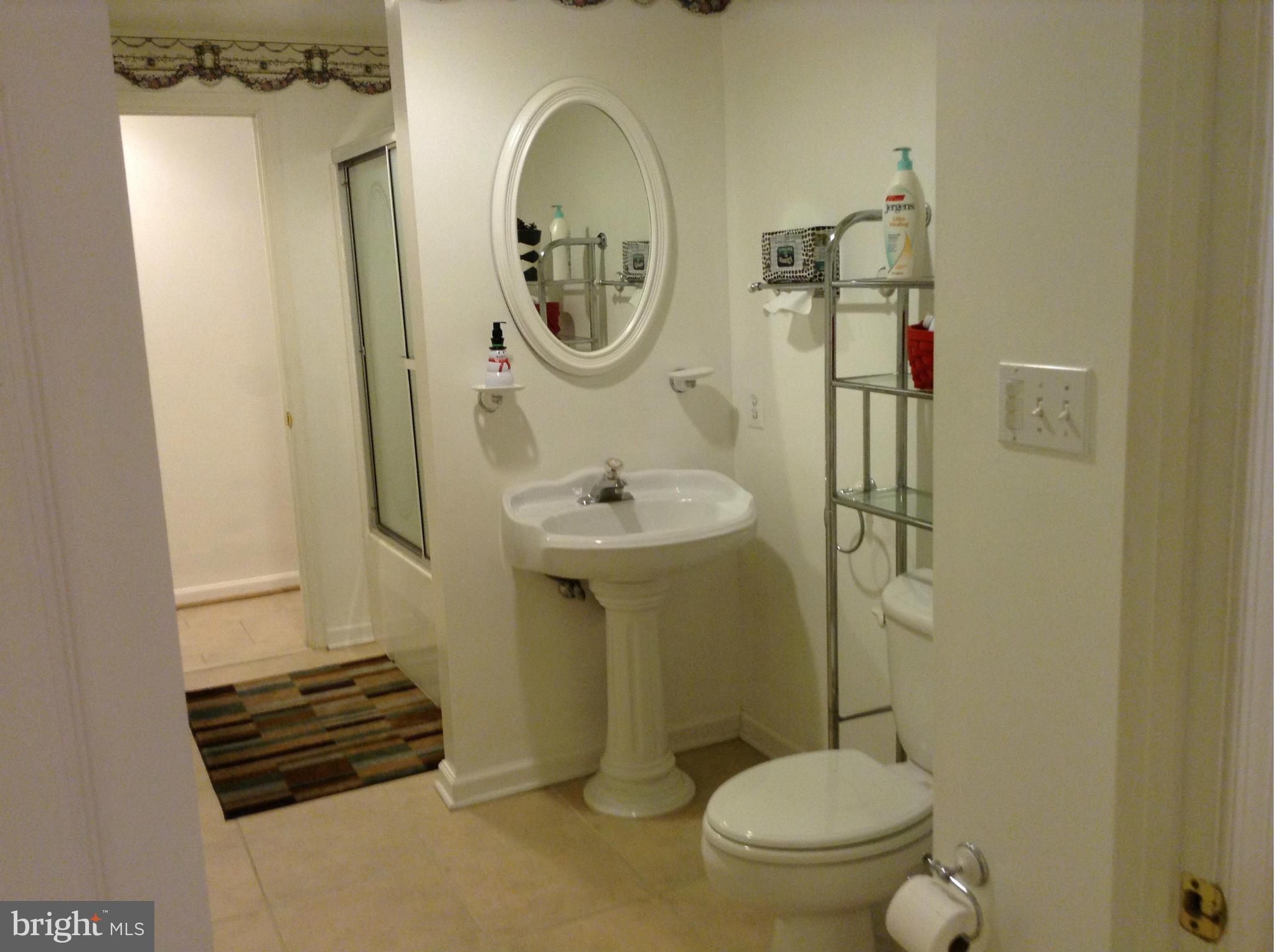 6540 Running Brook Road Manassas, VA 20112 - Photo 16 of 17 a bathroom with a toilet a sink and a mirror