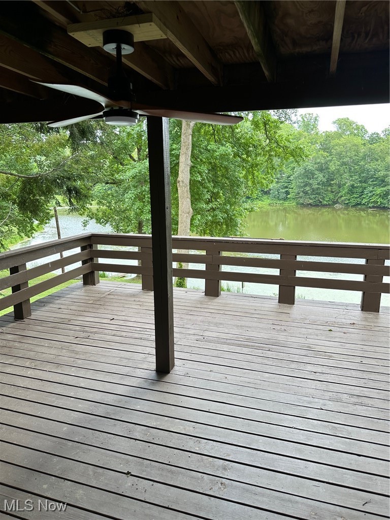1224 Ridge Road Salem, OH 44460 - Photo 47 of 48 Deck featuring a water view