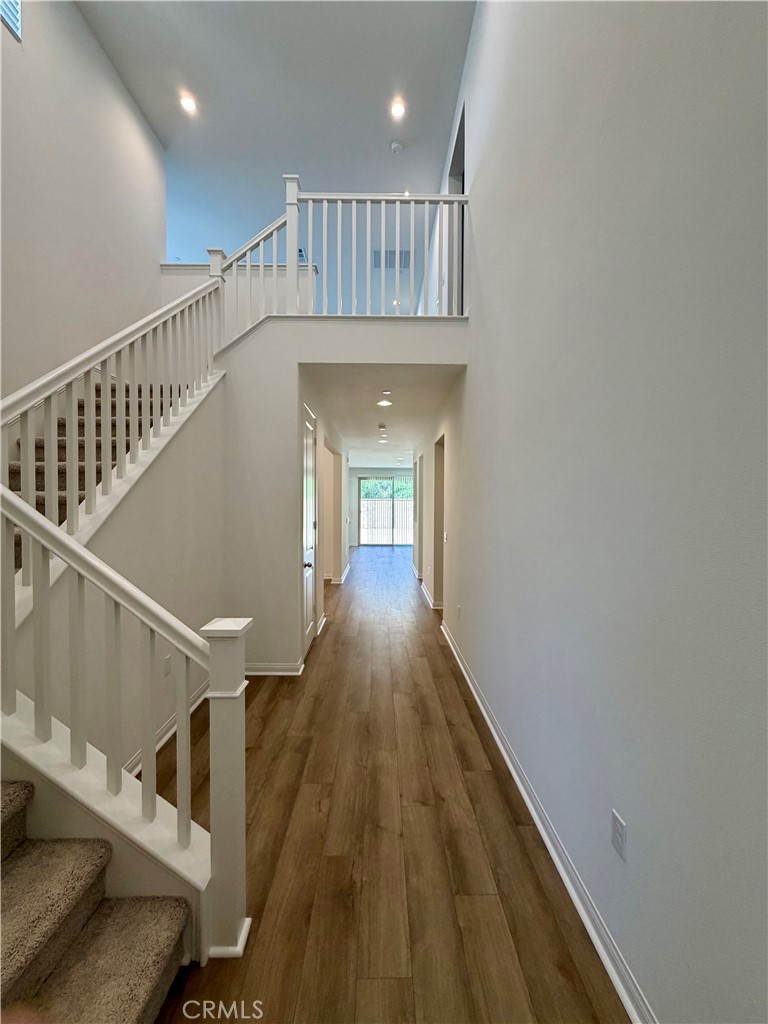 21624 Thomas Court Riverside, CA 92507 - Photo 13 of 36 a view of entryway and hall with wooden floor