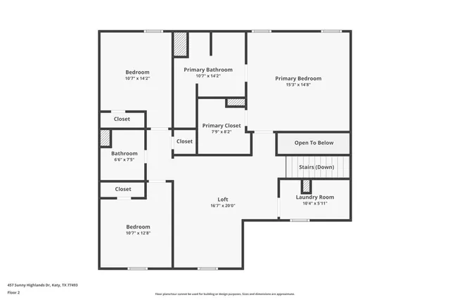 $1,945 | 457 Sunny Highlands Drive, Katy, TX 77493
