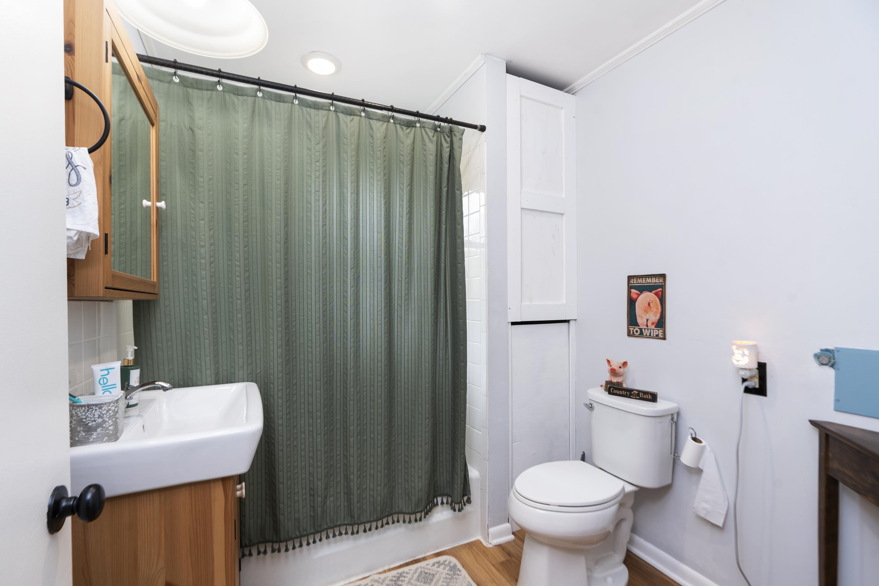 3292 Deerfield Valley Road Deerfield, VA 24432 - Photo 36 of 69 a bathroom with a sink toilet and shower