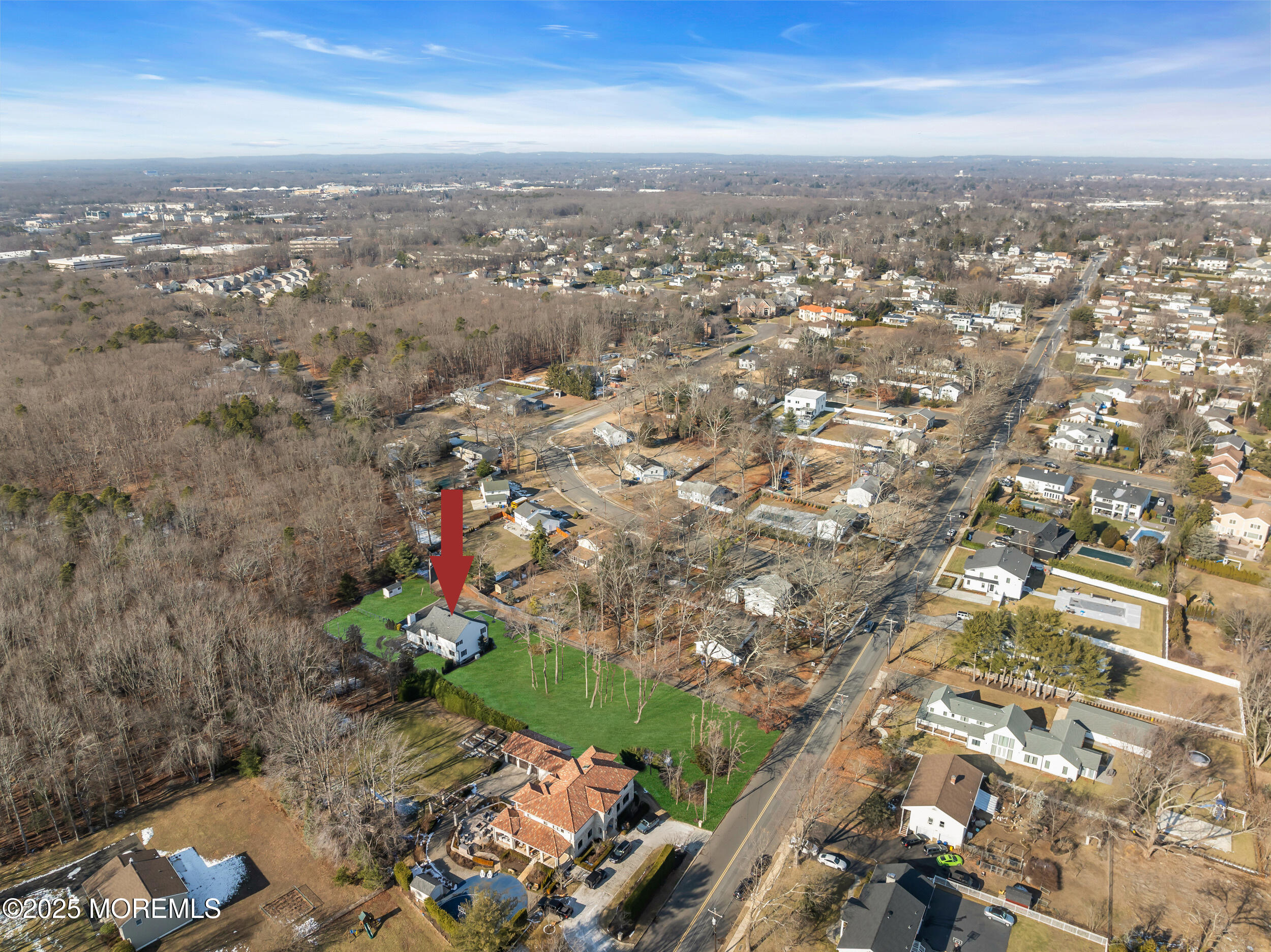 220 Whalepond Road Eatontown, NJ 07724 - Photo 7 of 54 an aerial view of residential building with green space
