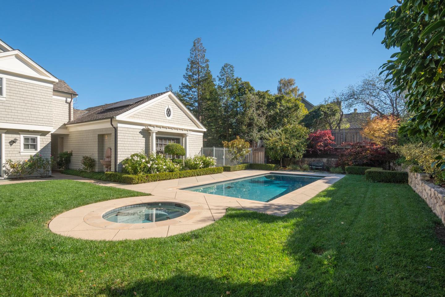 209 Bridge Road Hillsborough, CA 94010 - Photo 35 of 38 a view of outdoor space yard and house