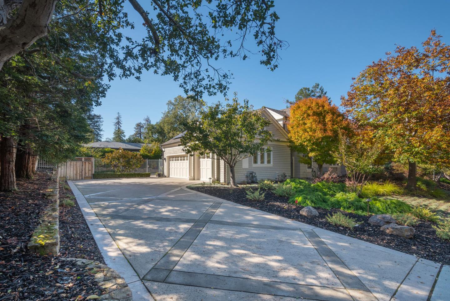 209 Bridge Road Hillsborough, CA 94010 - Photo 6 of 38 a view of backyard with green space