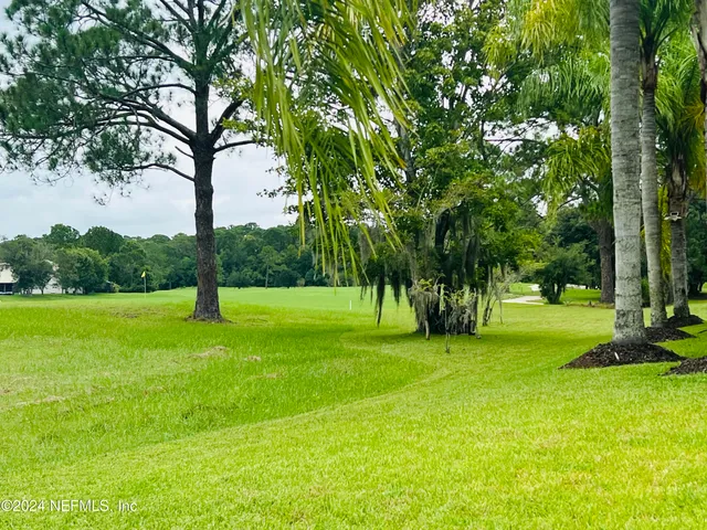 a view of field with trees