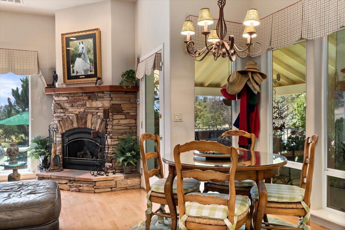 4558 Country View Court Cool, CA 95614 - Photo 28 of 82 a living room with fireplace furniture and a fireplace