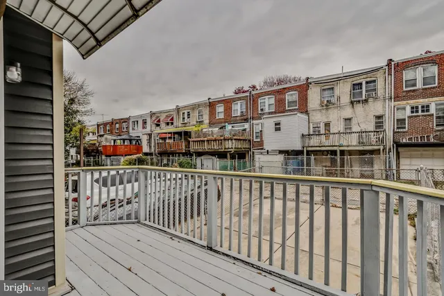 a balcony view with city view