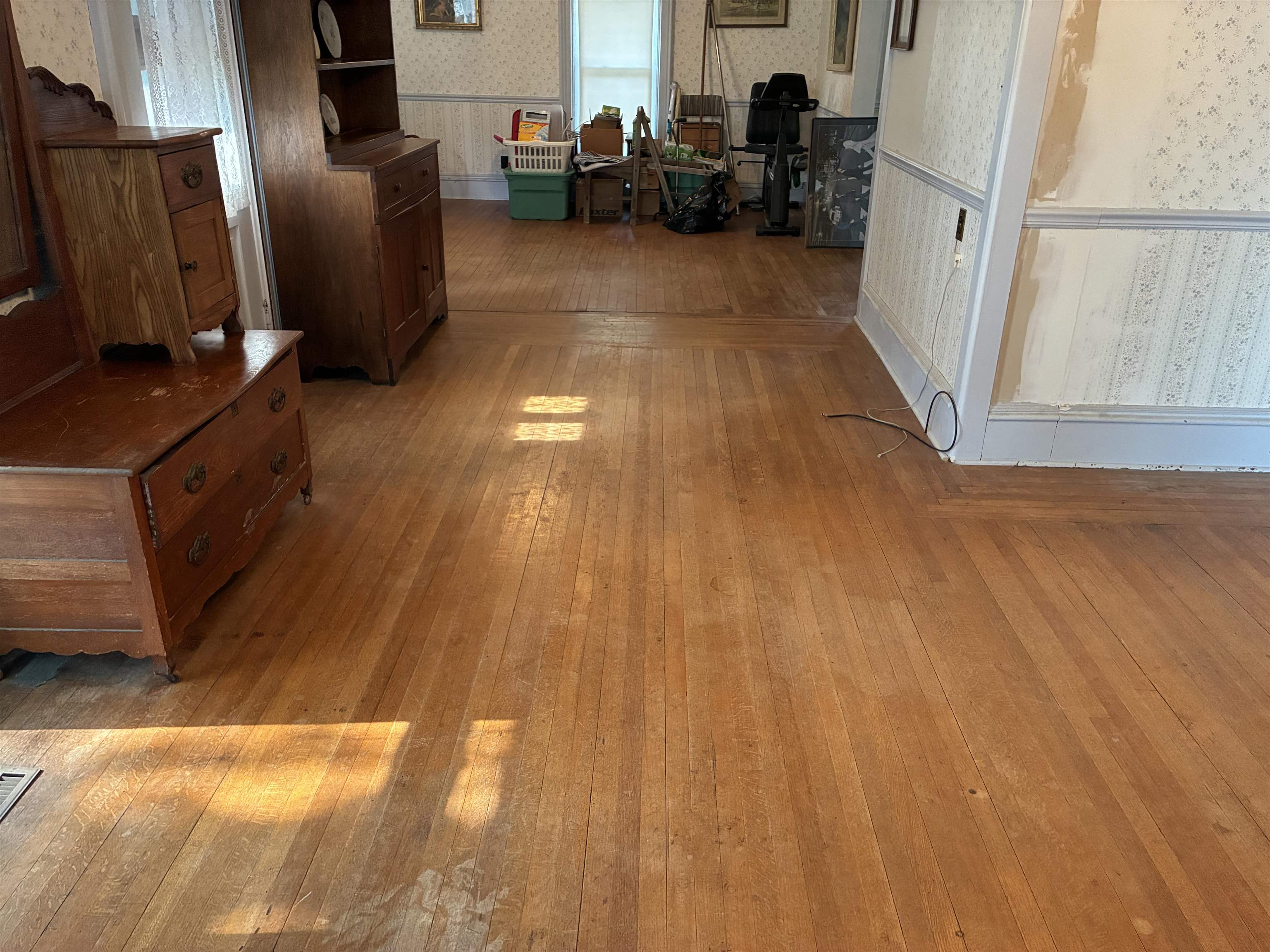 115 North Clay Street Mount Carroll, IL 61053 - Photo 18 of 61 a living room with furniture rug and wooden floor
